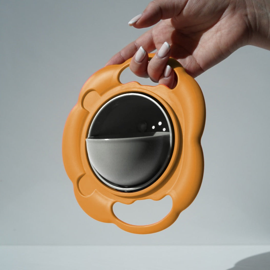 Free Bowly Moly 360° Rotating Spill-Proof Kids Gyro Bowl