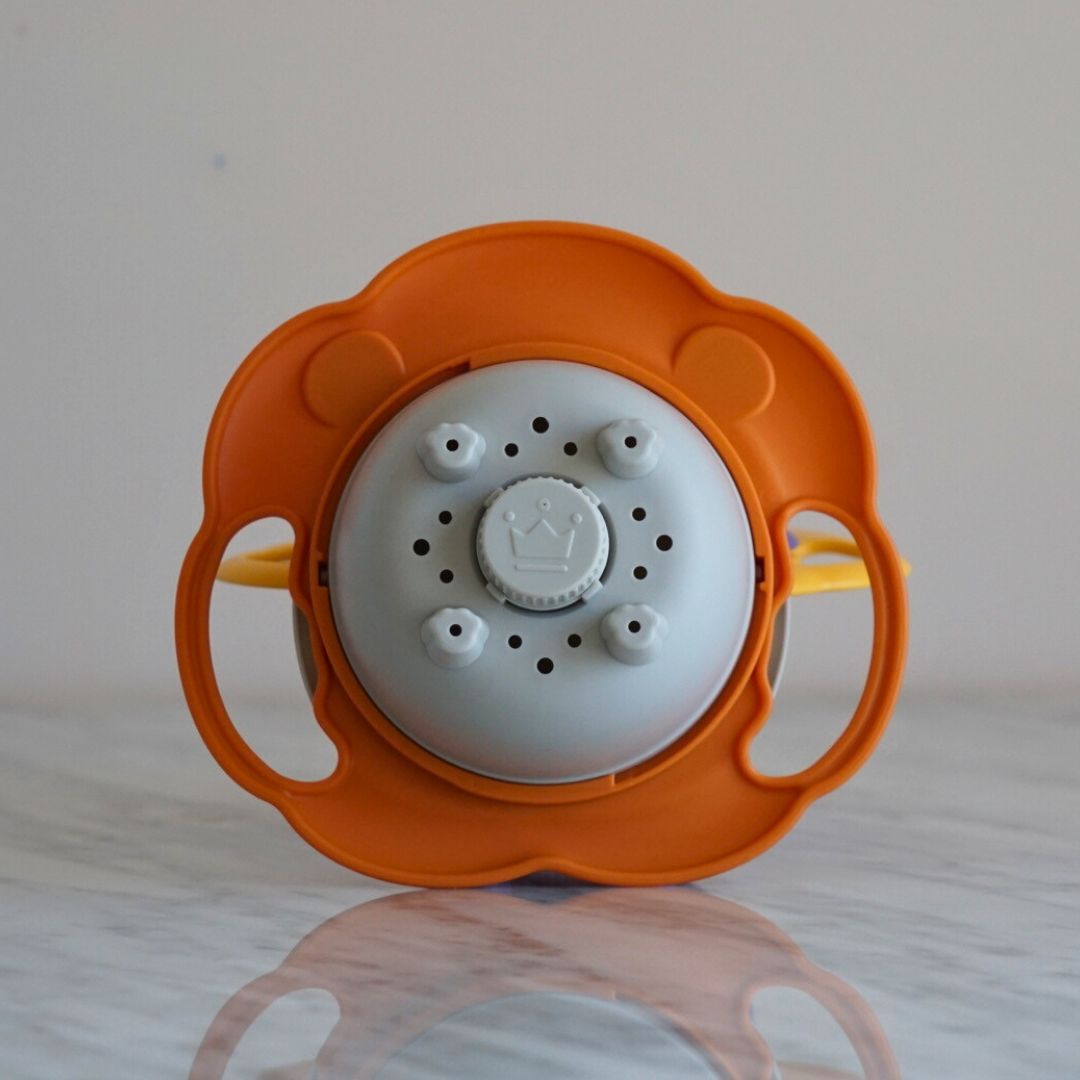 Bowly Moly 360° Rotating Spill-Proof Kids Gyro Bowl