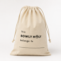 Bowly Moly Personalised Organic Cotton Calico Bag