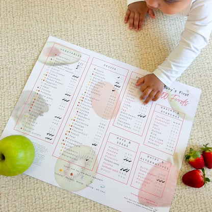 Baby First 100 Foods - Magnetic Intro to Solids Planner