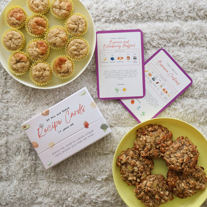 Kids Recipe Cards – 30 Mix & Match Recipes for 1+ Year Old