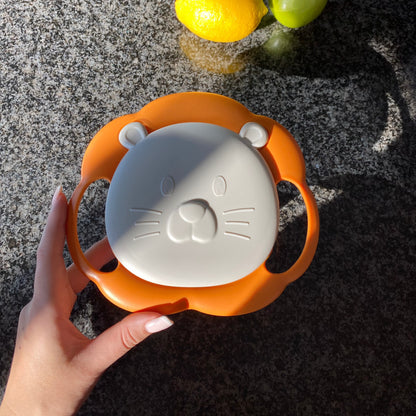 Bowly Moly 360° Rotating Spill-Proof Kids Gyro Bowl