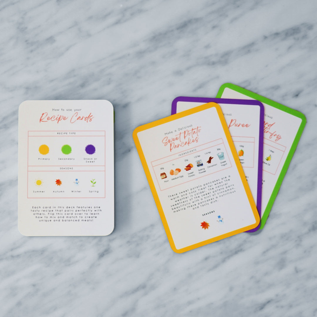 Kids Recipe Cards – 30 Mix & Match Recipes for 1+ Year Old