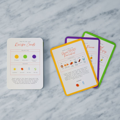 Kids Recipe Cards – 30 Mix & Match Recipes for 1+ Year Old