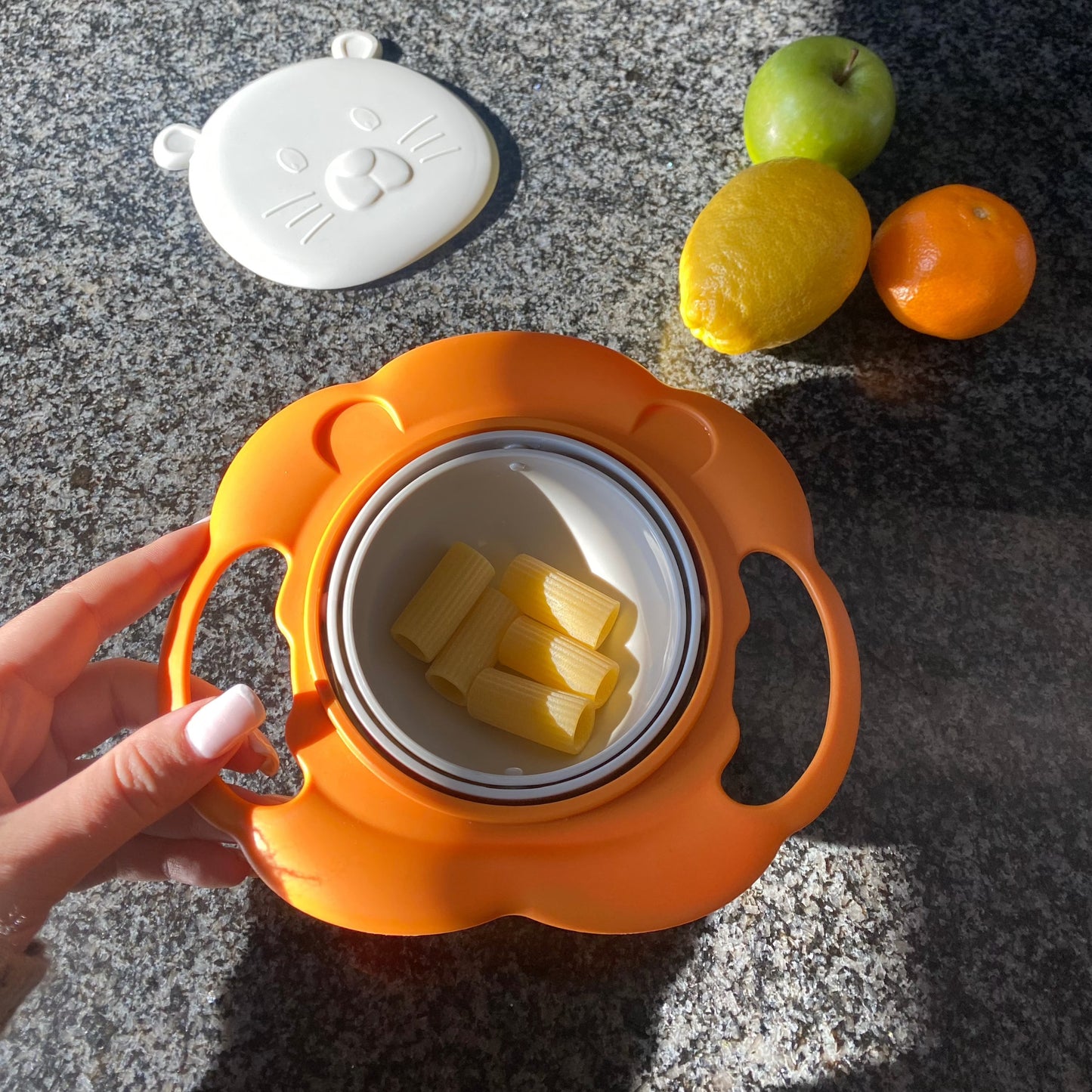 Bowly Moly 360° Rotating Spill-Proof Kids Gyro Bowl