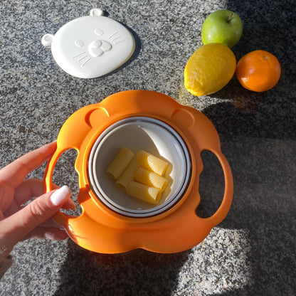 Bowly Moly 360° Rotating Spill-Proof Kids Gyro Bowl
