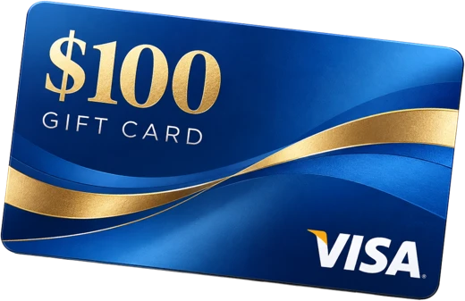 $100 Visa gift card